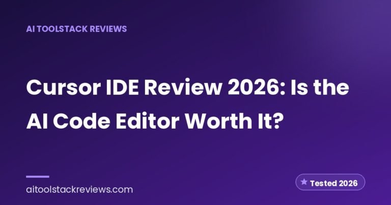 Cursor IDE Review 2026: Is the AI Code Editor Worth It?